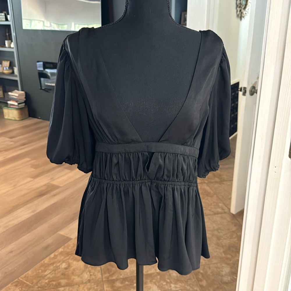 Cut out V neck top from Anthropology